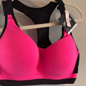 Victoria's Secret Pink and Black Sports Bra